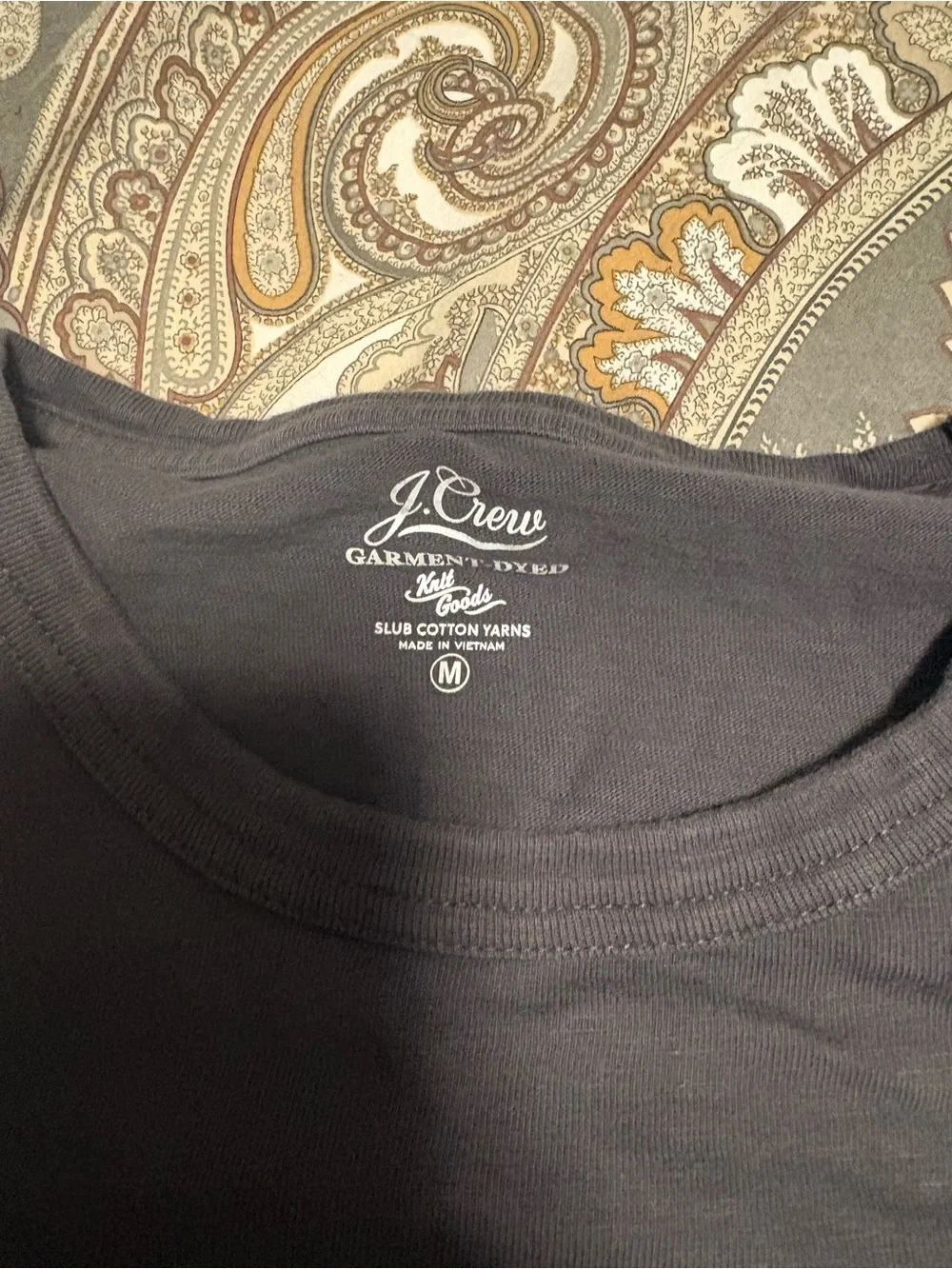 J. Crew Men’s Short Sleeve Crewneck T-Shirt — Charcoal